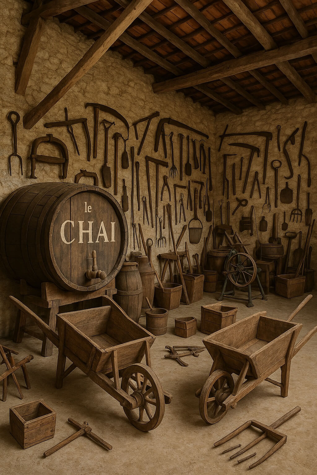 vieux outils agricoles