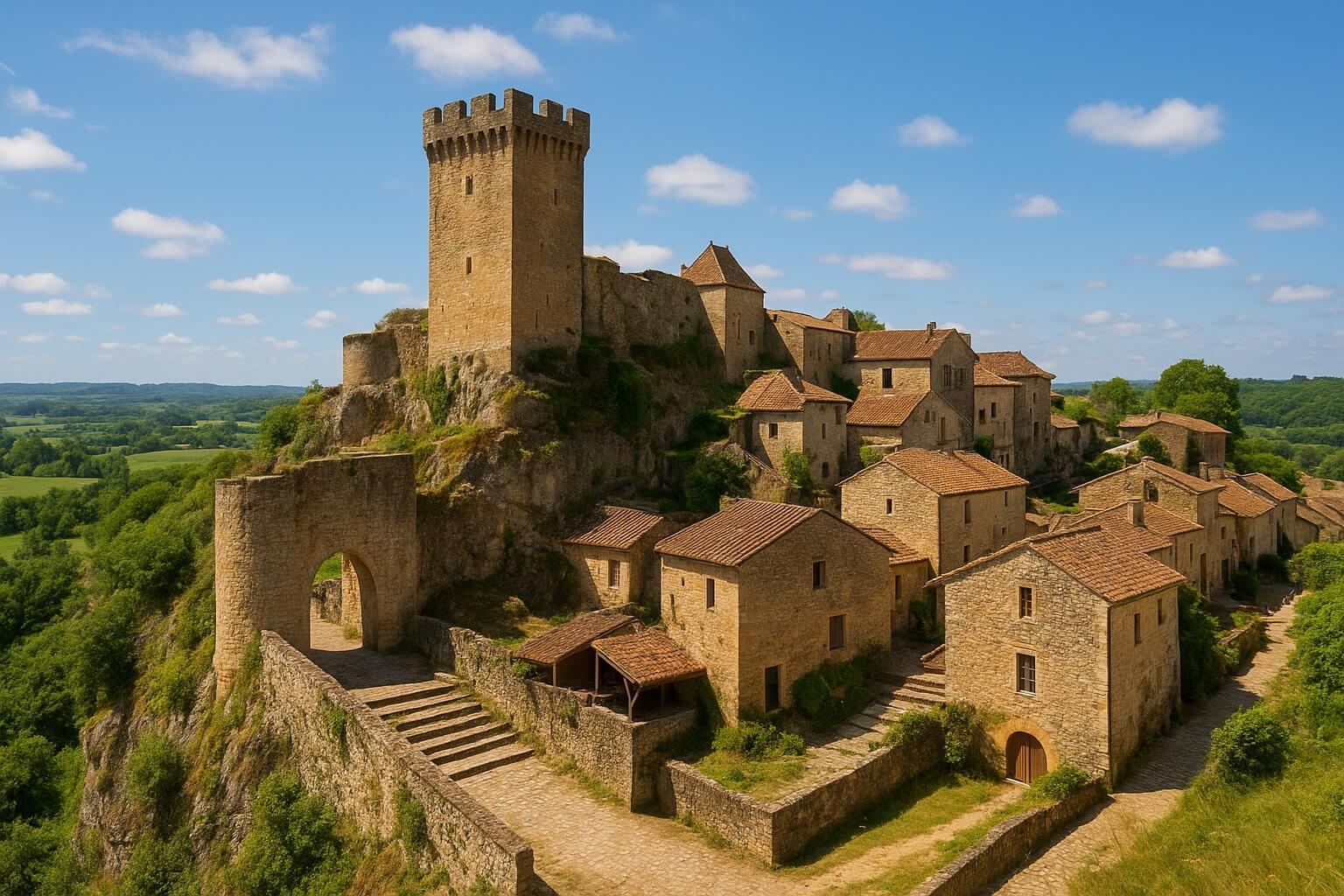 Village ancien de Castelmoron d'Albret
