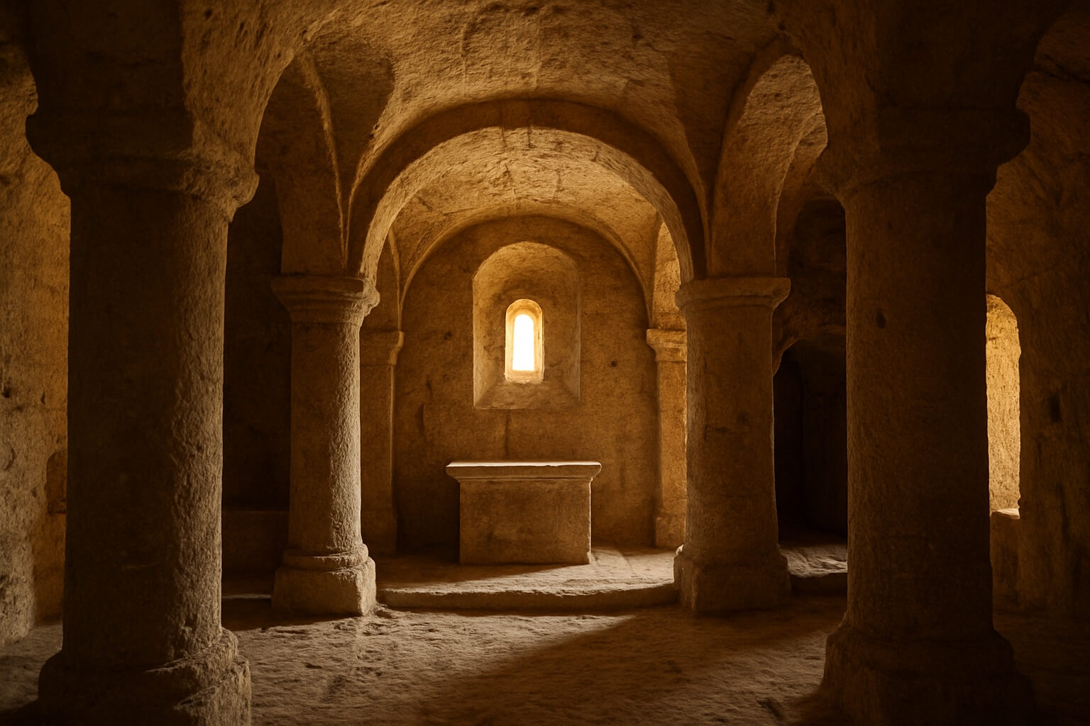 Visite des monuments souterrains de Saint-Emilion