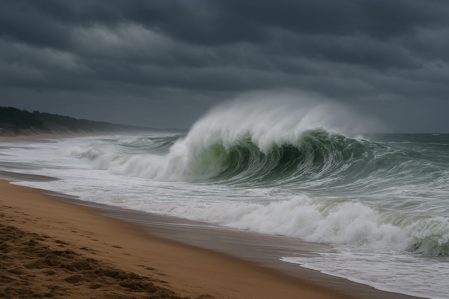 houle cyclonique Gironde